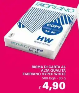 Il Gigante Risma di carta A4 fabriano hyper white offerta