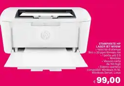 Il Gigante hp Stampante hp laser jet M110W offerta