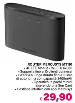 Il Gigante ROUTER MERCUSYS MT110 offerta