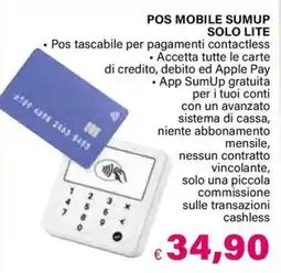 Il Gigante POS MOBILE SUMUP SOLO LITE offerta
