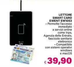 Il Gigante LETTORE SMART CARD Ewent offerta