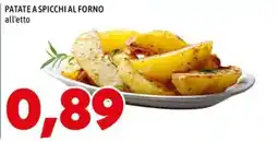 MEGA PATATE A SPICCHI AL FORNO offerta