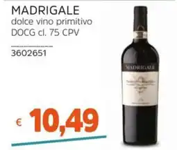 Stop&Shop MADRIGALE dolce vino primitivo offerta