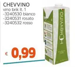 Stop&Shop CHEVVINO vino brik offerta