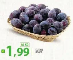 Supermercati Bruscoli SUSINE ROSSE offerta