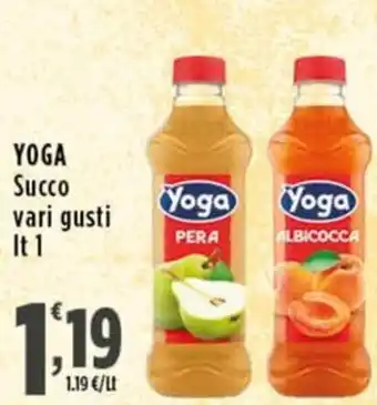 Rossotono Carrefour Yoga Succo vari gusti offerta