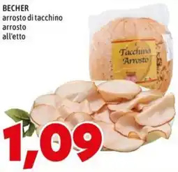 MEGA BECHER arrosto di tacchino arrosto all'etto offerta