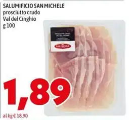 MEGA prosciutto crudo Val del Cinghio offerta