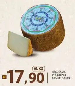 Supermercati Bruscoli Argiolas Pecorino Giglio Sardo offerta