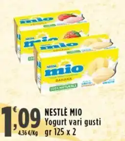 Rossotono Carrefour NESTLÈ MIO Yogurt vari gusti offerta