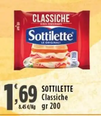 Rossotono Carrefour Sottilette Classiche offerta