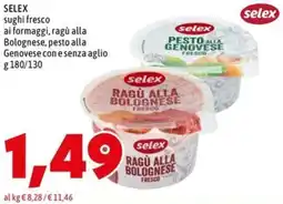MEGA selex sughi fresco offerta