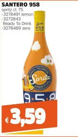 Stop&Shop SANTERO 958 spritz offerta