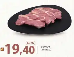 Supermercati Bruscoli Bistecca di vitello offerta