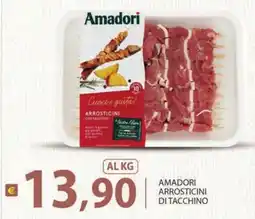 Supermercati Bruscoli Amadori Arrosticini di tacchino offerta