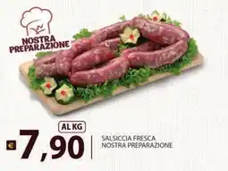Supermercati Bruscoli Salsiccia fresca NOSTRA PREPARAZIONE offerta