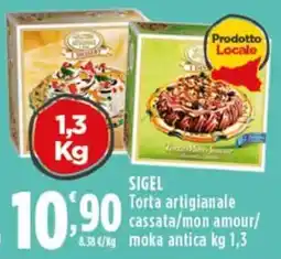 Rossotono Carrefour SIGEL Torta artigianale offerta