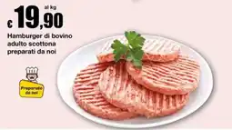 Sì con te Superstore Hamburger di bovino adulto scottone offerta