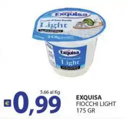 Supermercati Bruscoli Exquisa Fiocchi Light offerta