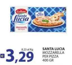Supermercati Bruscoli Santa Lucia Mozzarella per pizza offerta