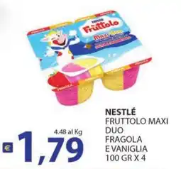 Supermercati Bruscoli Nestlé Fruttolo Maxi Duo offerta