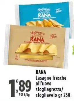 Rossotono Carrefour RANA Lasagne fresche all'uovo offerta