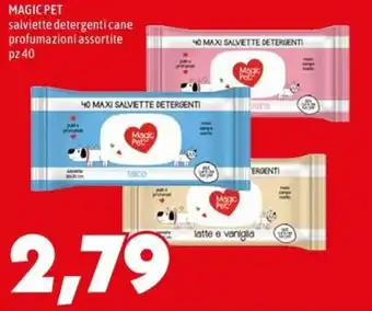 Salviette detergenti cane