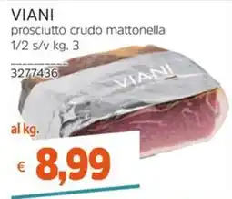 Stop&Shop VIANI prosciutto crudo mattonella offerta