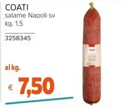 Stop&Shop COATI salame Napoli sv offerta