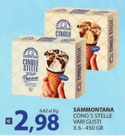 Supermercati Bruscoli Sammontana Cono 5 Stelle offerta