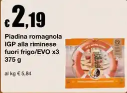 Sì con te Superstore Piadina romagnola IGP alla riminese offerta