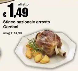 Sì con te Superstore Stinco nazionale arrosto Gardani offerta