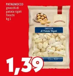 MEGA PATAGNOCCO gnocchi di patata rigati offerta