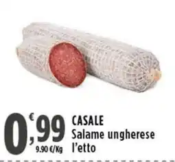 Rossotono Carrefour CASALE Salame ungherese offerta