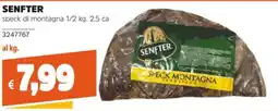 Stop&Shop SENFTER speck di montagna offerta