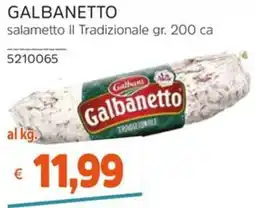 Stop&Shop Galbanetto salametto Il Tradizionale offerta
