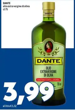 MEGA DANTE olio extra vergine di oliva offerta