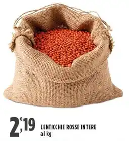 Rossotono Carrefour Lenticchie Rosse Intere offerta