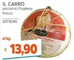 Stop&Shop IL CARRO pecorino Pugliese fresco offerta
