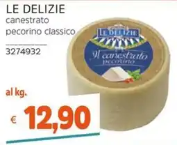 Stop&Shop Le Delizie canestrato pecorino classico offerta