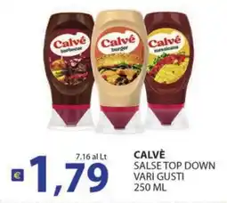 Supermercati Bruscoli CALVÈ SALSE TOP DOWN offerta