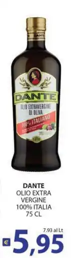 Supermercati Bruscoli DANTE OLIO EXTRA VERGINE offerta