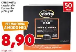 MEGA Caffè Motta Espresso Bar offerta