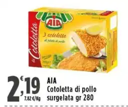 Rossotono Carrefour AIA Cotoletta di pollo offerta