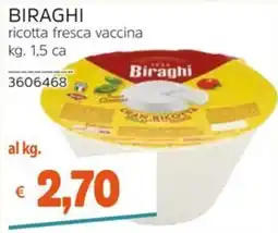 Stop&Shop Biraghi ricotta fresca vaccina offerta