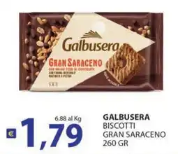 Supermercati Bruscoli Galbusera Biscotti Gran Saraceno offerta