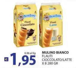 Supermercati Bruscoli MULINO BIANCO FLAUTI CIOCCOLATO/LATTE offerta