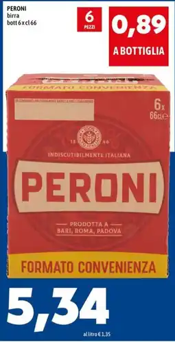 MEGA PERONI birra offerta