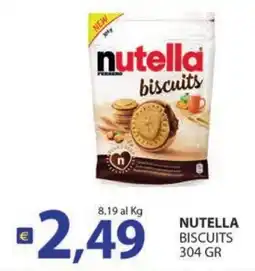 Supermercati Bruscoli Nutella biscuits offerta