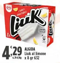 Rossotono Carrefour Liuk al limone offerta